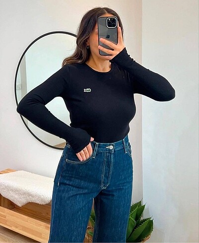 Uzun kollu fitilli body