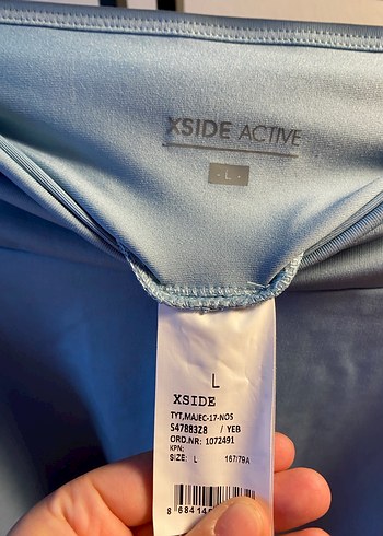 Mavi Midi Tayt Şort Spor Taytı - Görsel 3