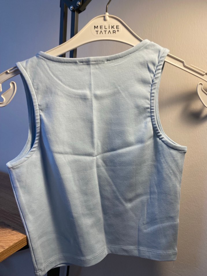 Mavi Basic Kadın Atlet Crop - Görsel 2