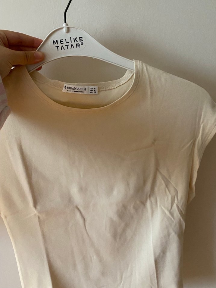 Kadın Crop / Bebek sarısı - Görsel 3