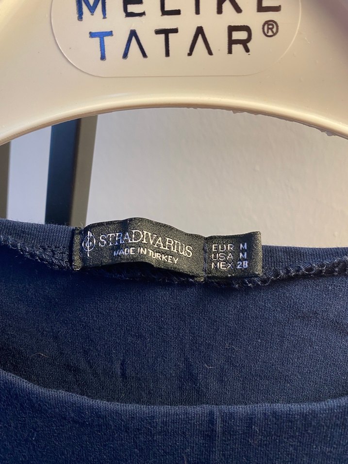 Lacivert Kadın Atlet Crop - Görsel 2