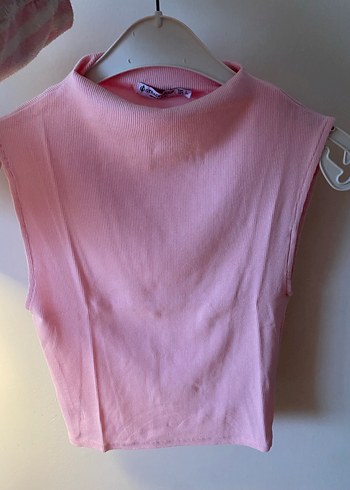 Kadın bebek pembesi crop tişört - Görsel 3