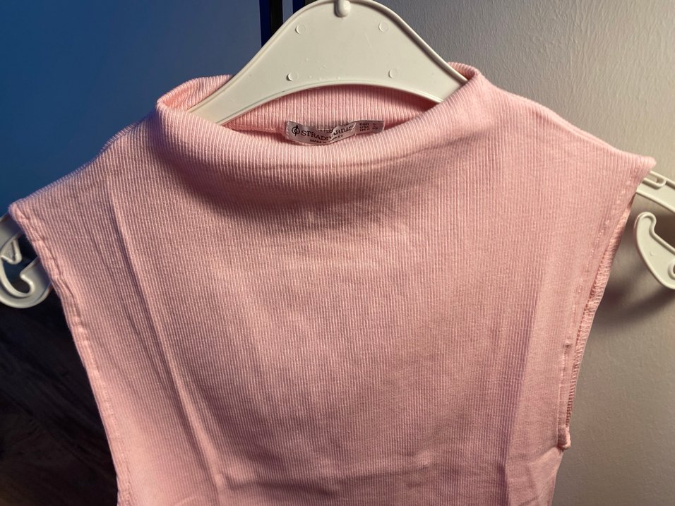 Kadın bebek pembesi crop tişört - Görsel 4