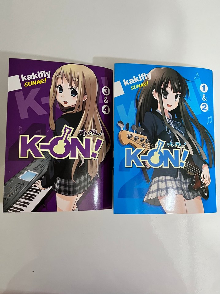 K-ON! Manga Seti 1 & 2 - 3 & 4 Cilt Kakifly - Görsel 4