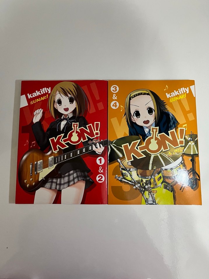 K-ON! Manga Seti 1 & 2 - 3 & 4 Cilt Kakifly - Görsel 3