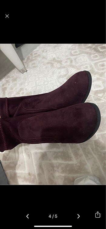38 Beden bordo Renk Nubuk bot