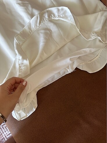 40 Beden Beyaz elbise
