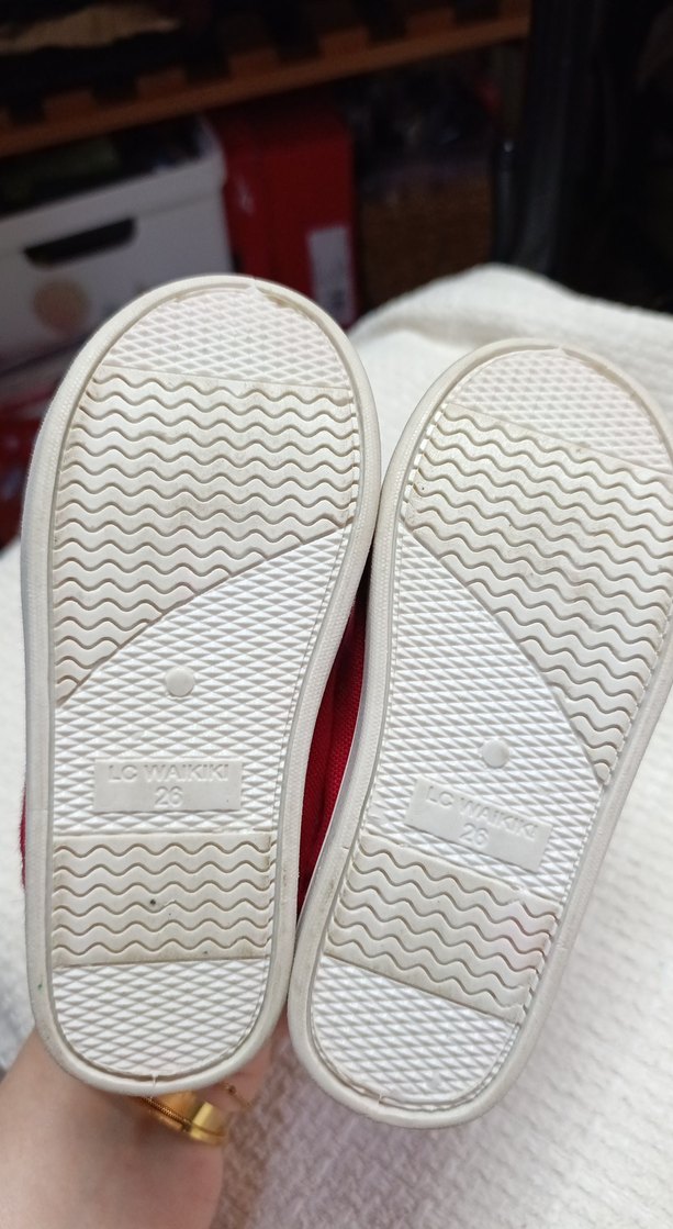 Kız Çocuk Kırmızı Fiyonklu Babet Ayakkabı - Görsel 4