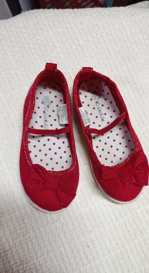 Kız Çocuk Kırmızı Fiyonklu Babet Ayakkabı - Görsel 2