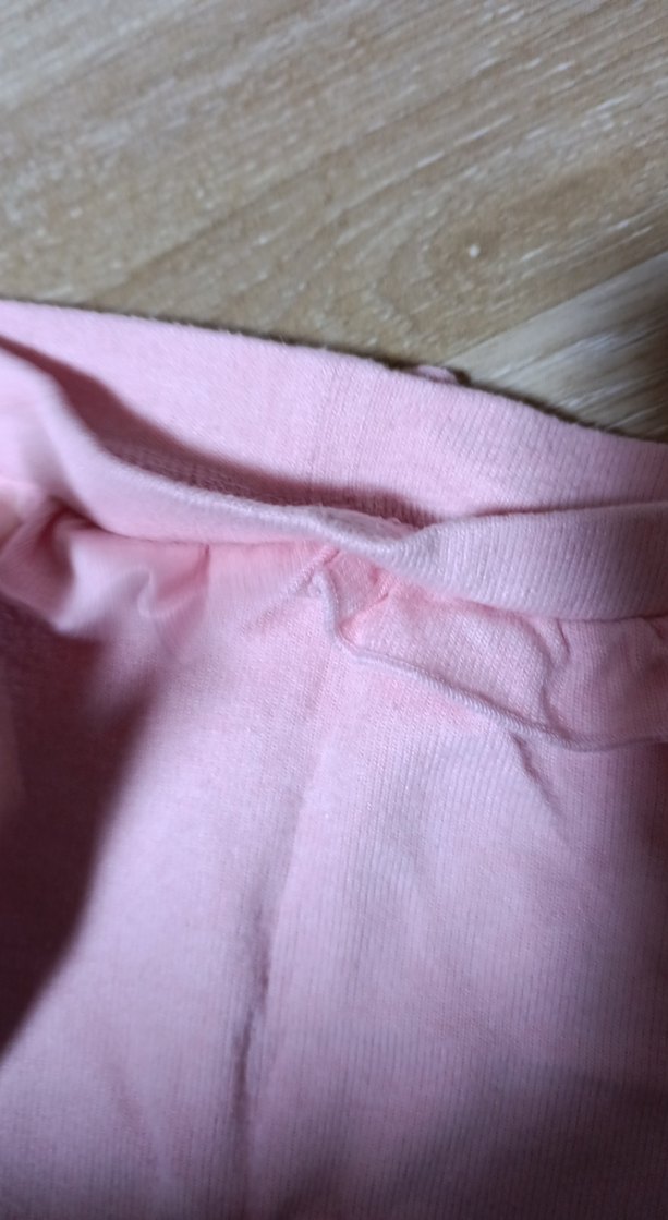 Kız Çocuk Pembe Elastik Bel Tayt - Görsel 2