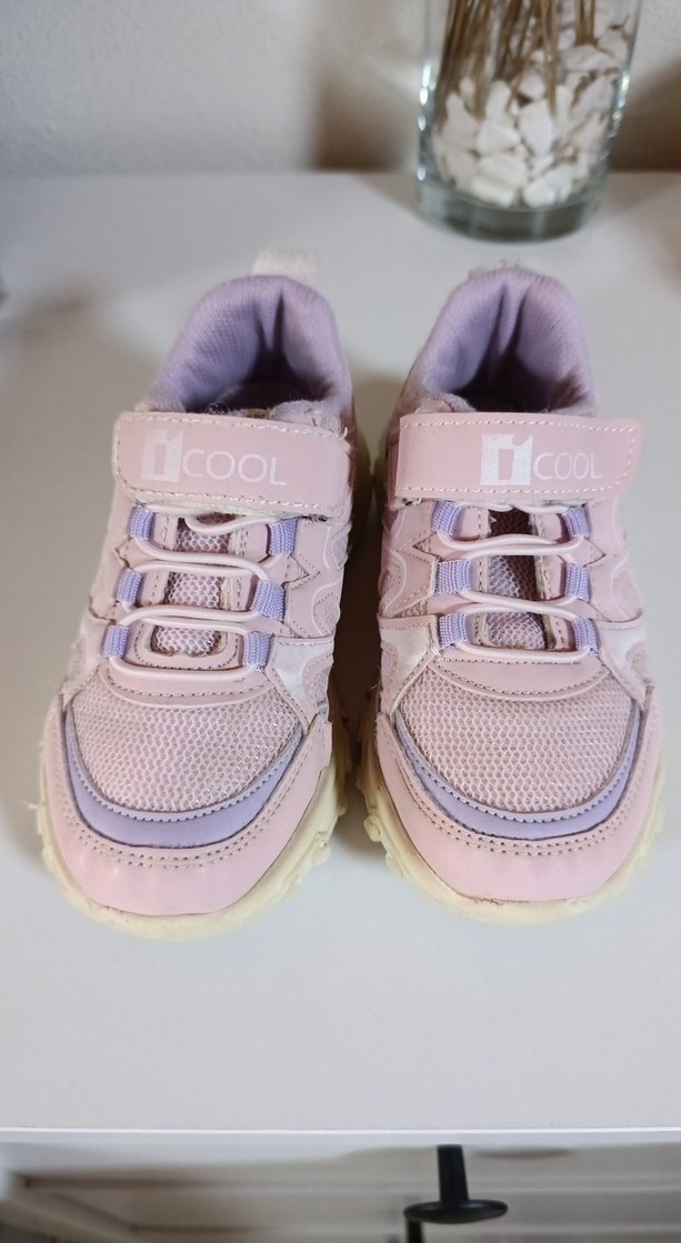 Kızlar için Pembe Bağcıksız Spor Ayakkabı - Görsel 4