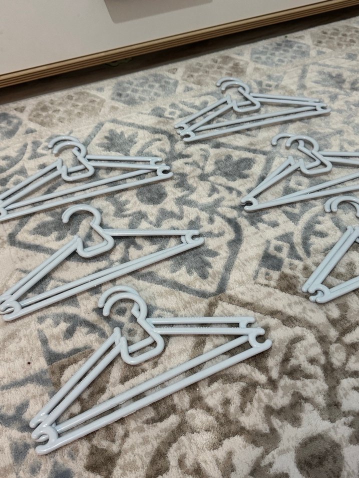 Buz mavi Plastik Askı Seti - Görsel 2