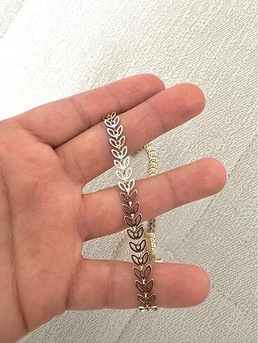 14 ayar altın renginde kolye - Görsel 2