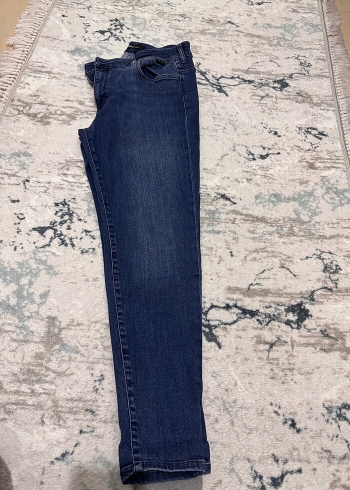 Mavi marka kot pantolon - Görsel 5