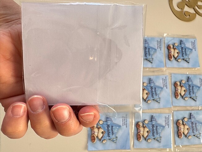 14 tane Metehan yazılı ahşap magnet - Görsel 4