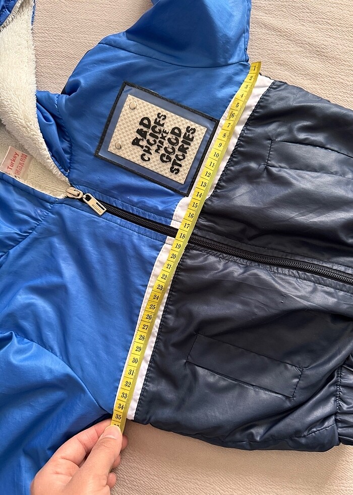 İçi pamuklu trençkot - Görsel 3