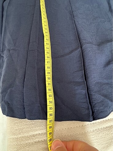 Selen lacivert elbise - Görsel 7