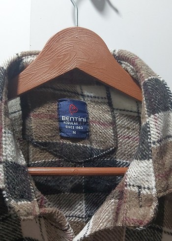 Erkek Kahverengi Kareli Uzun Kollu Gömlek - Görsel 2