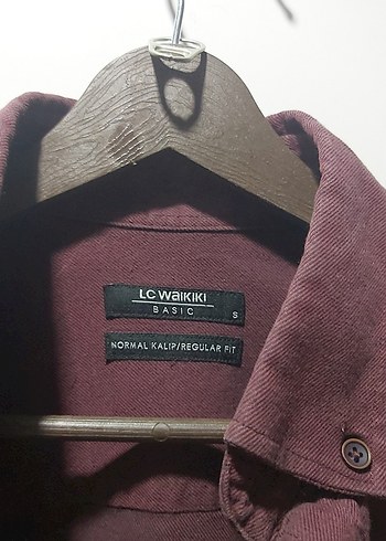 Bordo Erkek Keten Gömlek Uzun Kollu - Görsel 2