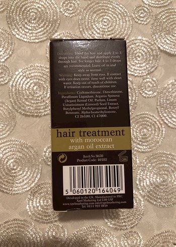 Argan Yağı Saç Bakım Yağı 50 ml - Görsel 3