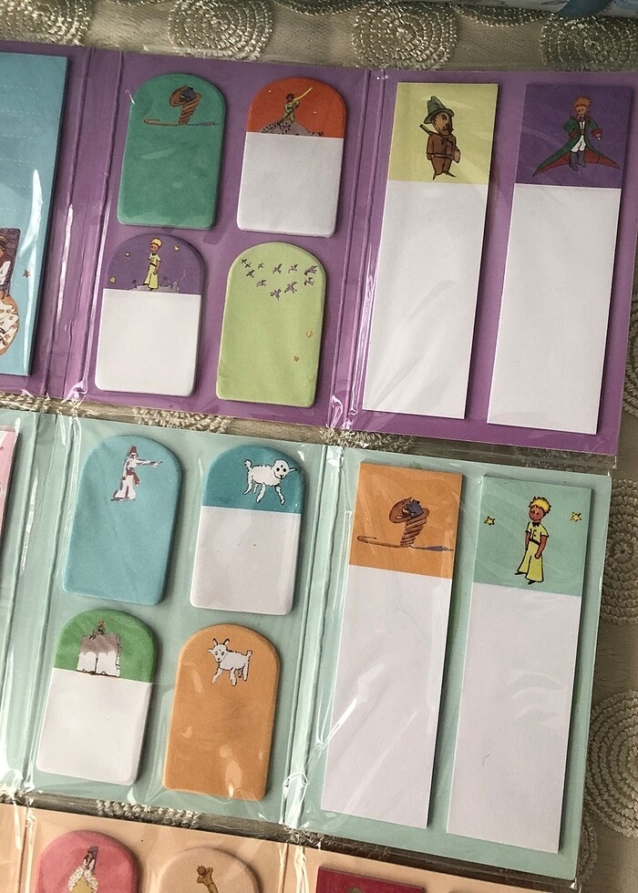 Küçük prens yapışkanlı not kağıdı seti - Görsel 5