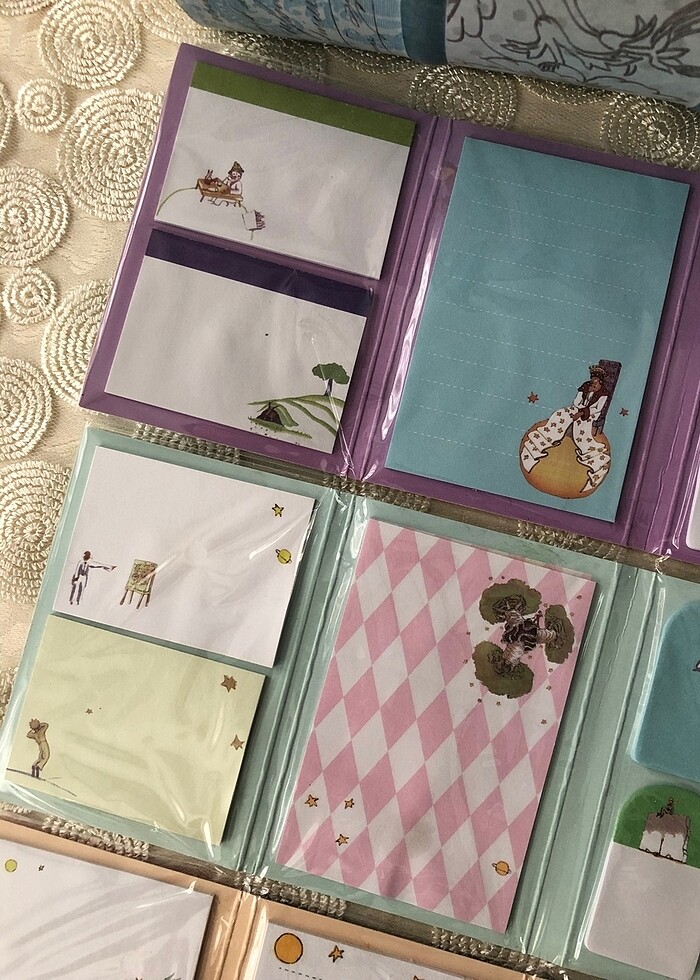 Küçük prens yapışkanlı not kağıdı seti - Görsel 4
