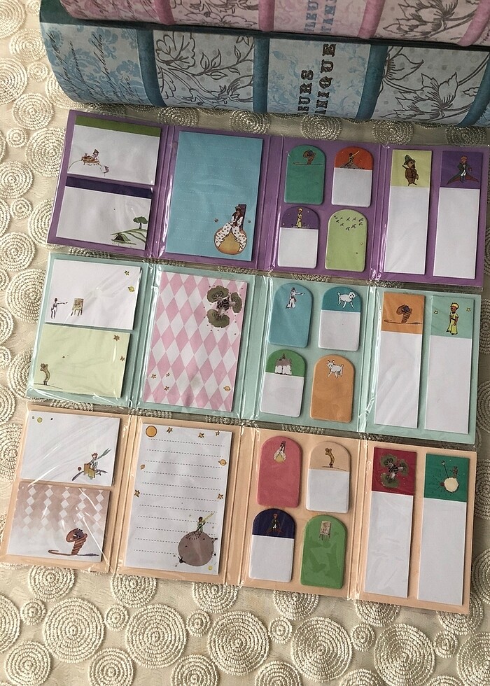 Küçük prens yapışkanlı not kağıdı seti - Görsel 3