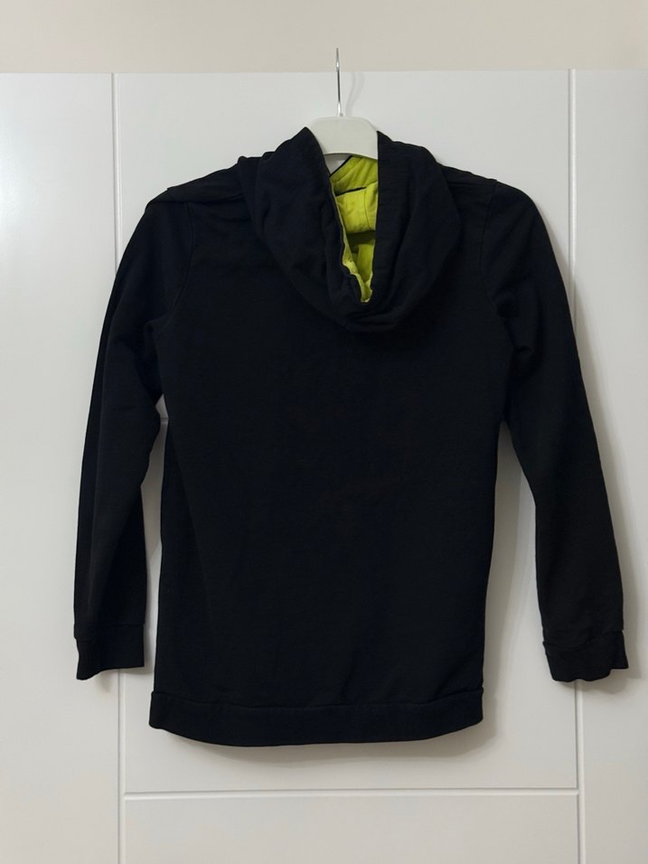 Siyah Kapüşonlu Erkek çoçuk Sweatshirt - Görsel 2