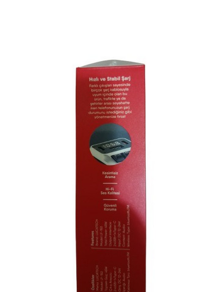 Rhino LF-153 Bluetooth FM Transmitter ve 45W Araç Şarjı - Görsel 2