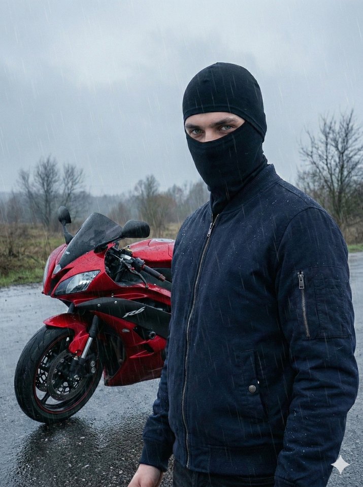 Siyah Yumuşak Pamuklu Kar Maskesi - Görsel 3