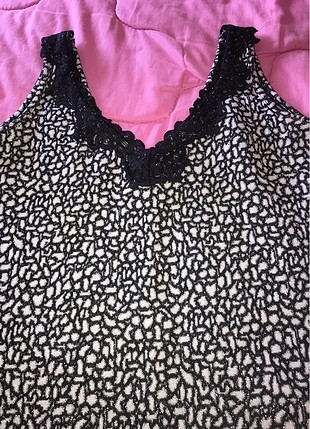 Vintage Love Askılı dantelli bluz