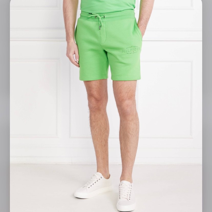 Tommy Hilfiger Yeşil Erkek Şort - Görsel 3