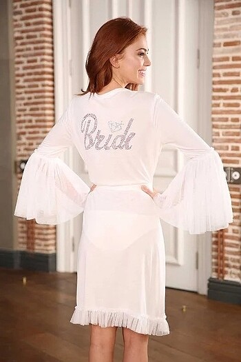 Bride sabahlık gelin sabahlık