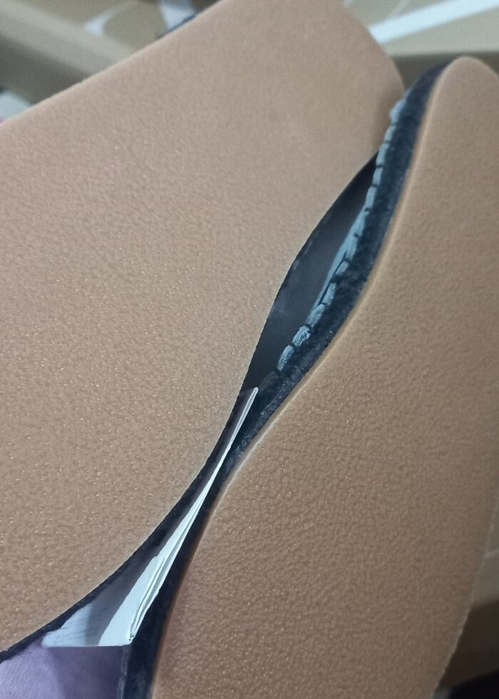 Zara Deri espadril - Görsel 3