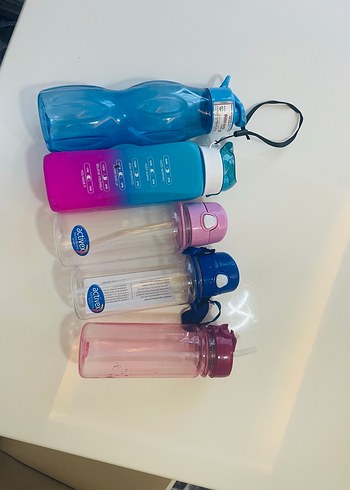 Çocuklar için Renkli matara  ve Suluk Seti - Görsel 2