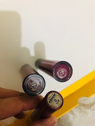 Pastel 3 adet ruj