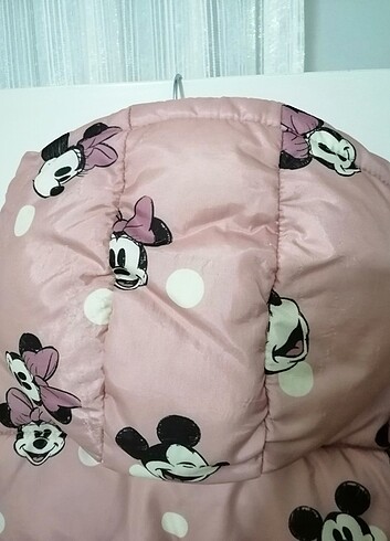 12-18 Ay Beden pembe Renk H&m Micky mouse mont 3 yasa kadar giyilebilir