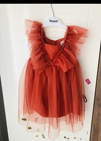 2-2.5 yaş h&m kremit renk elbise 