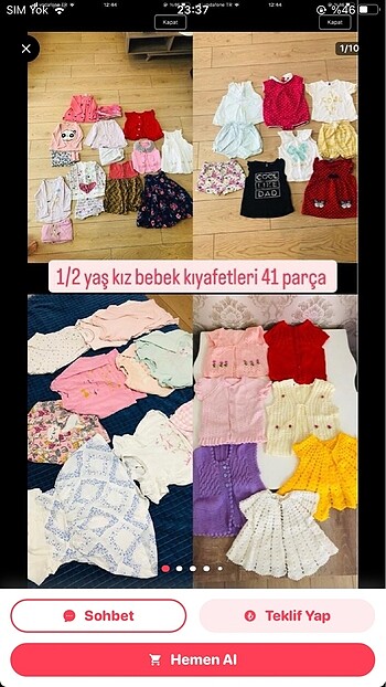 12/18 ay kız bebek elbise