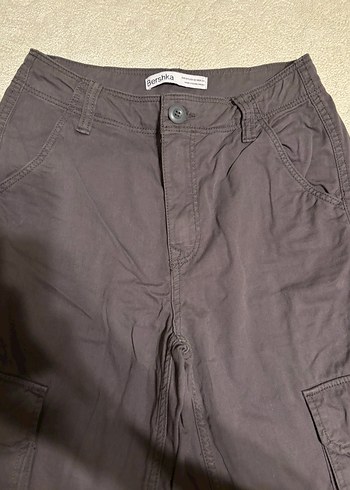 34 Beden gri Renk Bershka Kargo Pantolon