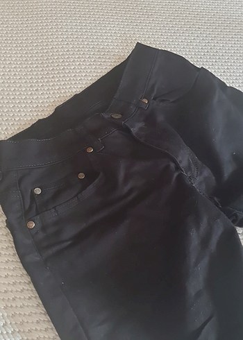 erkek Siyah Regular Fit keten siyah pamuklu Pantolon ,sıfır - Görsel 2