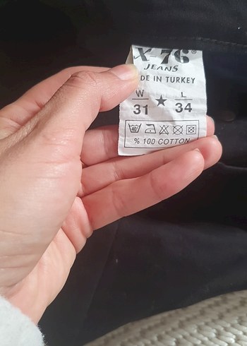 erkek Siyah Regular Fit keten siyah pamuklu Pantolon ,sıfır - Görsel 3