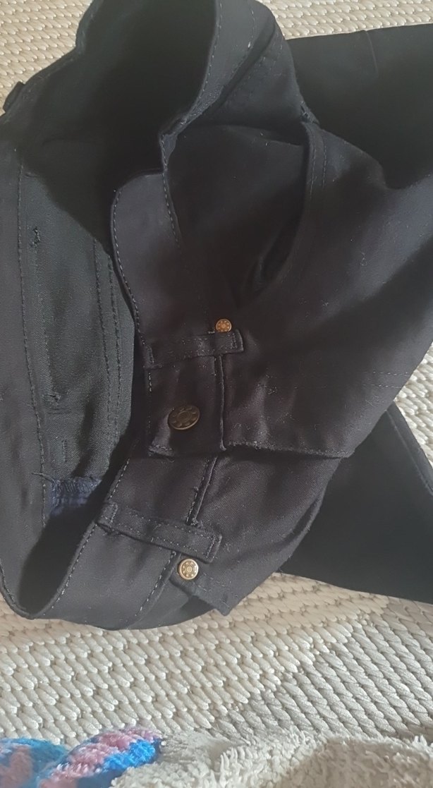 erkek Siyah Regular Fit keten siyah pamuklu Pantolon ,sıfır - Görsel 4