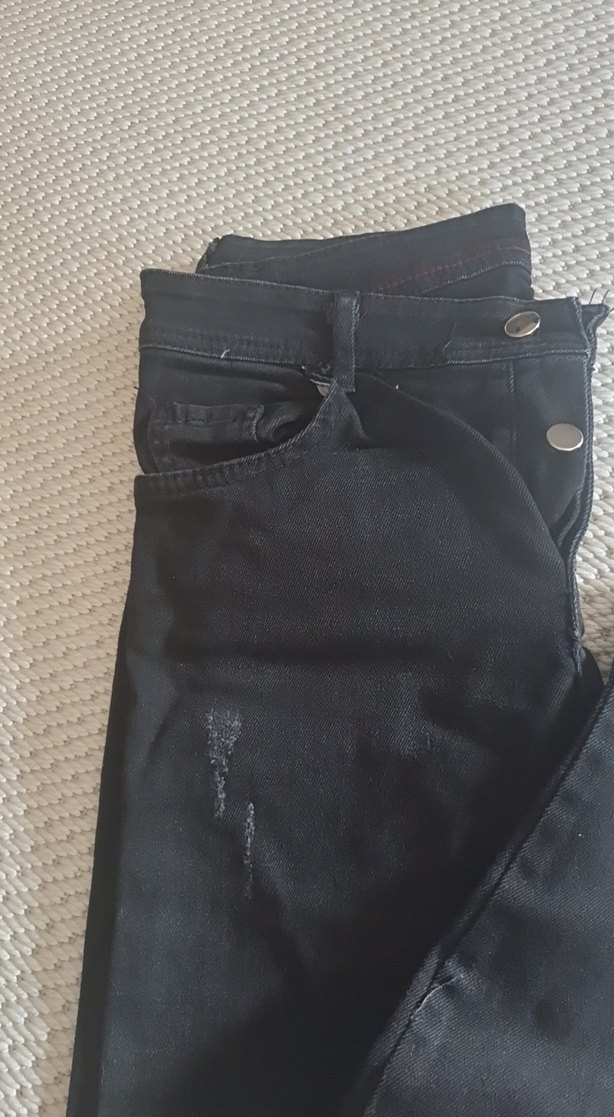 erkekSiyah Denim Pantolon - Görsel 4