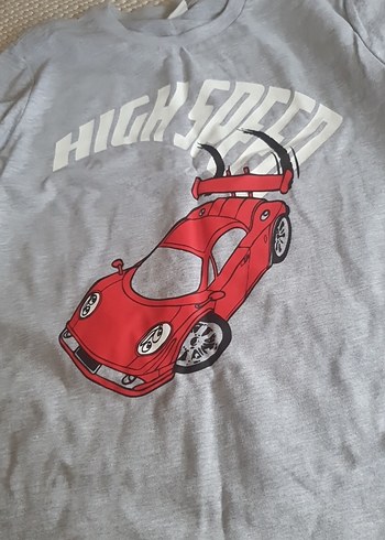 Erkek Çocuk Gri Baskılı Sweatshirt - Görsel 2