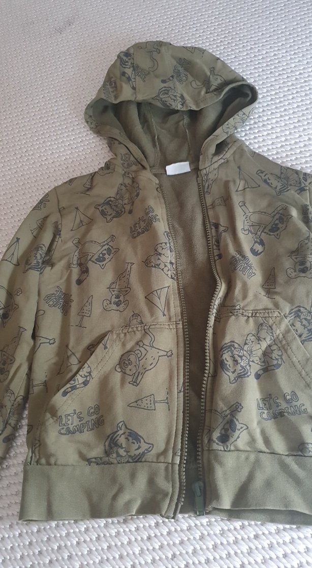 Kapüşonlu Fermuarlı Erkek Çocuk Sweatshirt - Görsel 2