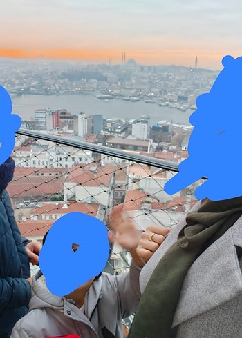 Gri Midi Kadın Kaban Notch Yaka - Görsel 3