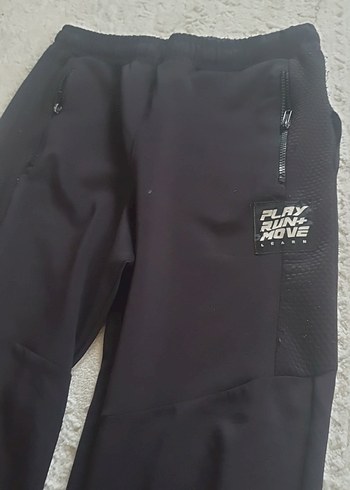 Erkek Siyah Fermuarlı Rahat Kesim Eşofman - Görsel 3