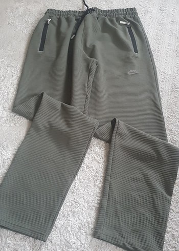 yeşil Nike Erkek Sweatpant Fermuarlı Cepli - Görsel 4