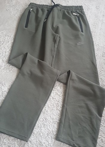 yeşil Nike Erkek Sweatpant Fermuarlı Cepli - Görsel 3